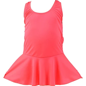 Tigerss Sade Renk Etekli Kız Çocuk Mayo