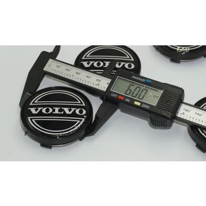 Volvo Jant Göbeği Kapak Seti 60MM Siyah Renk