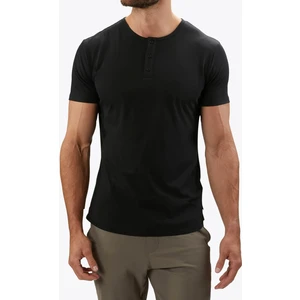 Bisiklet Yaka Kısa Kollu Tşört Düğmeli Patlı Yarım Balıkçı Regular Fit Tshirt Full Lıkra TBK0001