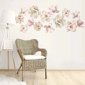 Kt Grup Muhteşem Soft Renk Manolyalar Modern Duvar Sticker Seti