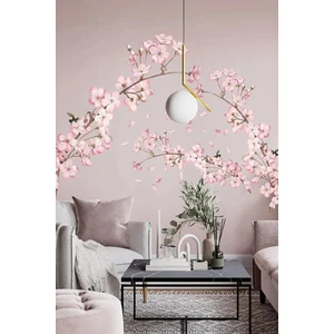 Kt Grup Japonya Sakura Çiçekleri Modern Duvar Sticker Seti