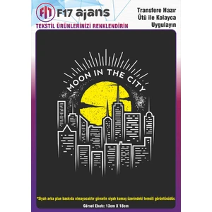 F17 Ajans Ütü ile Yapışan Tekstil Dtf Transfer Baskı