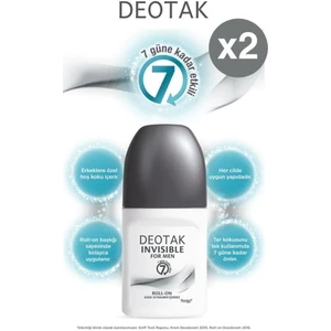 Invisible Roll-On Erkek Deodorant - 35 ml X2