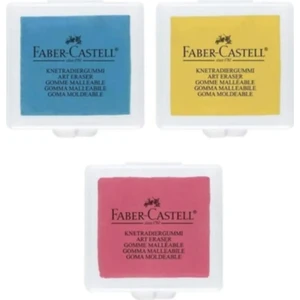 Faber Castell Hamur Silgi 3 Adet Renkli