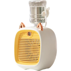 1200 Mah El Fan, Taşınabilir, Basit, Büyük Rüzgar ve Sessiz Plastik Fan (Yurt Dışından)