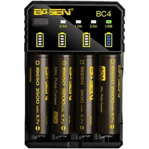 Sertec Basen Bc-4 4.2V 4'lü Pil Şarj Aleti
