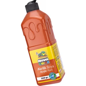Nova Color Akrilik Boyası 500 Gr 1 Adet Su Bazlı Akrilik Boya Hobi Sanatsal Boya Tuval Ahşap Metal Ağaç Taş Beton