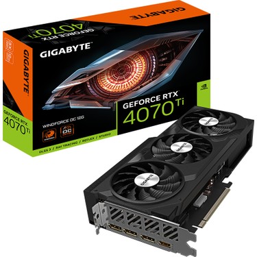 GIGABYTE RTX4070TI Windforce Oc Nvidia 12GB GDDR6X Ekran Fiyatı