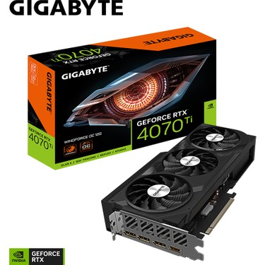GIGABYTE RTX4070TI Windforce Oc Nvidia 12GB GDDR6X Ekran Fiyatı