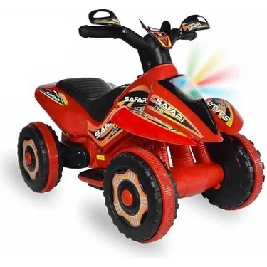 UJ Toys Safari Akülü Atv 6 Volt 65x38x48,5 cm Müzikli ve LED Işıklı Özelliklerle Eğlenceli ürün görseli