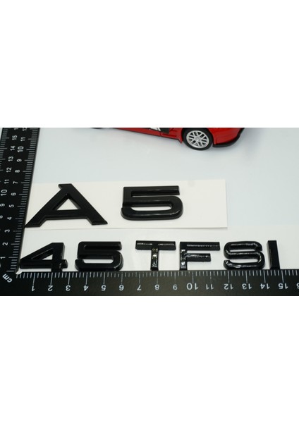 Audi A5 45 Tfsi Parlak Siyah Abs 3m 3D Bagaj Yazı Logo Orjinal Ürün modelleri