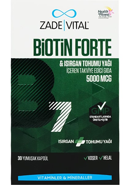 Biotin Forte 5000 mcg 30 Kapsül