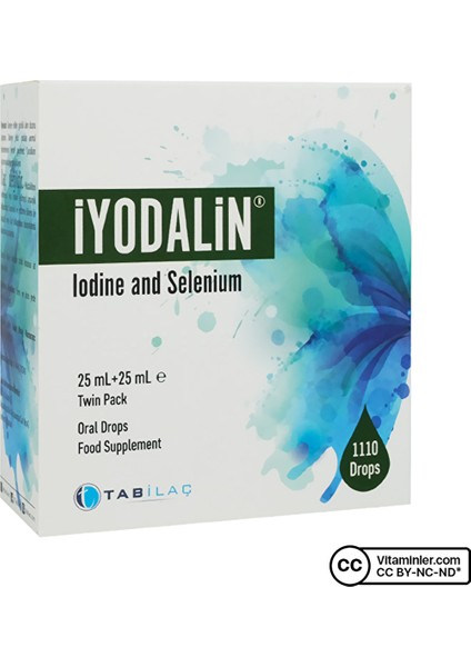 Tab Iyodalin Iyot ve Selenyum 2 x 25 ml Damla