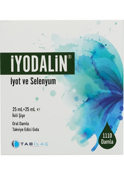 Tab Iyodalin Iyot ve Selenyum 2 x 25 ml Damla