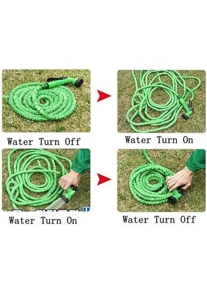 Tabancalı Uzayan Hortum Expandable Hose 30 Metre