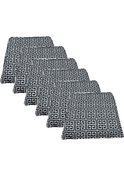 Knsz sırt minderi 6 lı mazlum talen kumaş cırtlı tel sandalyesi sırtı için