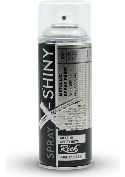 Art-X Spray-X Sprey Boya 400 ml - 113119 Gümüş