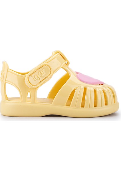 Tobby Gloss Love Kız Çocuk Sandalet S10310 Sarı