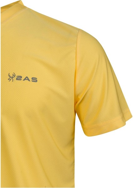 Elba V Yaka T-Shirt Sarı