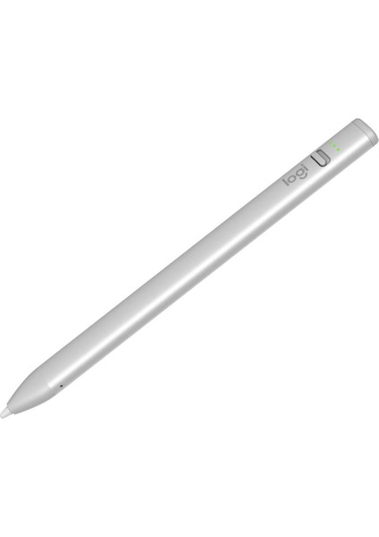 Logitech Crayon 2 USB-C iPad Uyumlu Dijital Kalem - Açık Gri