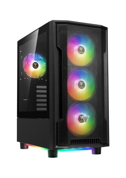 GAMDIAS ATHENA M6 Lite 750W Tempered Glass Mesh ARGB 80+ Bronze ATX GAMING KASA