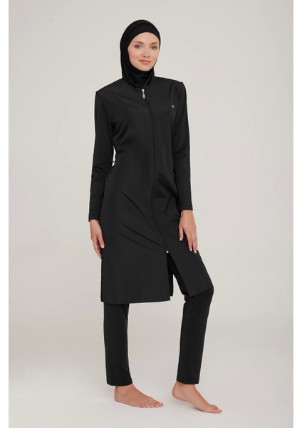 1250 Büyük Beden Jileli Uzun Kol Tesettür Mayo fiyatları