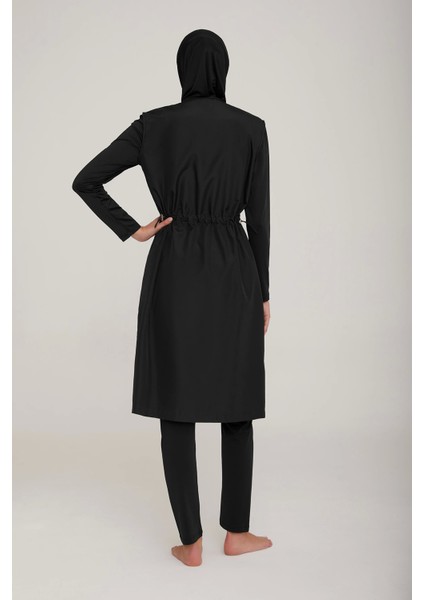 1250 Büyük Beden Jileli Uzun Kol Tesettür Mayo fırsatları