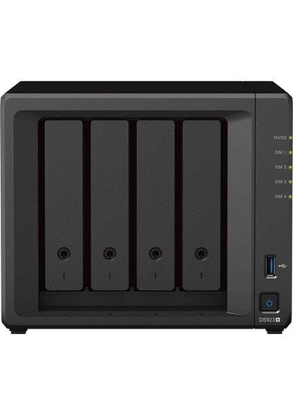 Synology DS923 Plus Amd Ryzen R1600 4 GB Ram- 4-Diskli Nas Server (Disksiz)