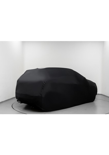 Jeep Compass 1 (2011-2015) Kumaş Logolu Oto Branda - Penye Örtü Siyah fiyatları