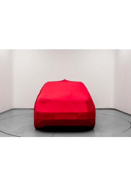 Volkswagen Scirocco Kumaş Logolu Oto Branda - Penye Örtü Kırmızı modelleri