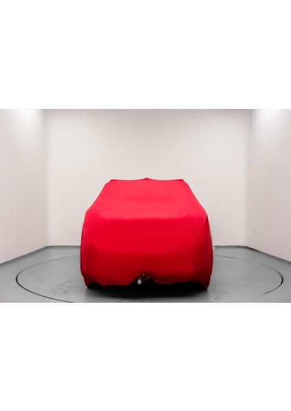 Volkswagen T-Cros Skumaş Logolu Oto Branda - Penye Örtü Kırmızı modelleri