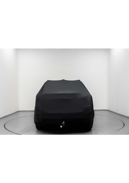 Peugeot 4007 (2007-2009) Kumaş Logolu Oto Branda - Penye Örtü Siyah modelleri