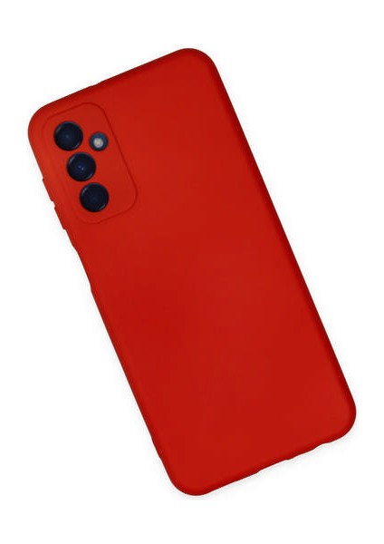 Samsung Galaxy M13 Kılıf Nano Içi Kadife Silikon - Kırmızı 300099 fiyatları
