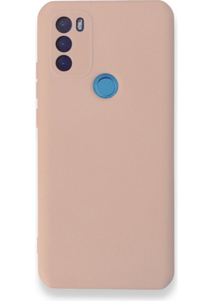 General Mobile Gm 21 Plus Kılıf Nano Içi Kadife Silikon - Pudra 300099
