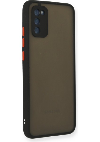 Samsung Galaxy A02S Kılıf Montreal Silikon Kapak - Siyah 300099