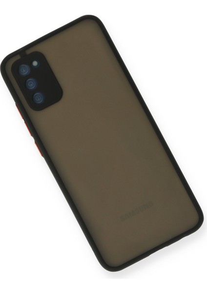 Samsung Galaxy A02S Kılıf Montreal Silikon Kapak - Siyah 300099