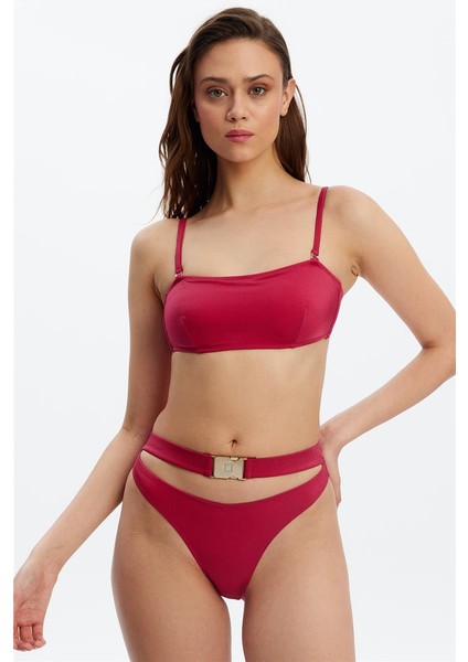 B1726 Tokalı Straplez Bikini Takım