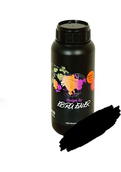 Ebru Ener Yeni Nesil Vernikli Genel Yüzey Boyası (Anka) Siyah 250 Gr.