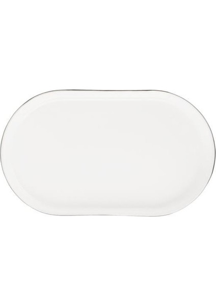 Elegant Siyah Kayık Tabak 20cm