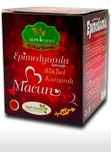 Alpf Farma Epimedyumlu Macun 2×240 gr