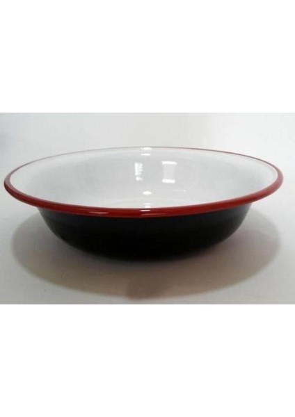 36cm Büyük Boy Beyaz Çinko Emaye Hamur Leğeni