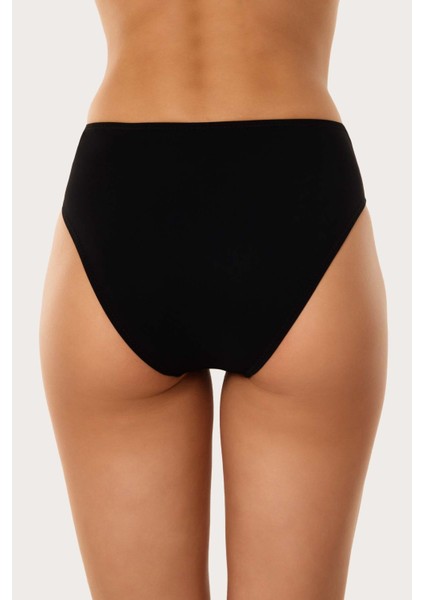 63058 Siyah Yüksek Bel Bikini Altı