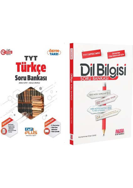 TYT Türkçe ve Dil Bilgisi Soru Bankası Seti 2 Kitap