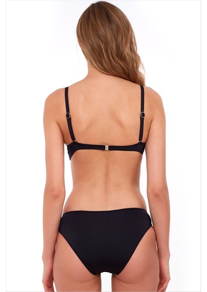 3430 Siyah Toparlayıcı Bikini Takımı