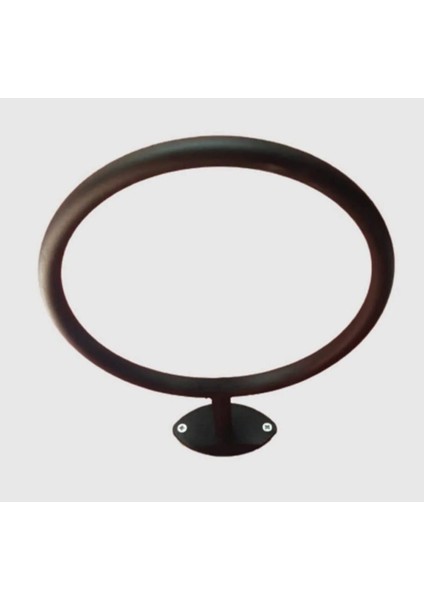HouseLab Shop Metal Top Tutucu Duvara Monte Yuvarlak Çok Amaçlı Raf Kask Tutucu