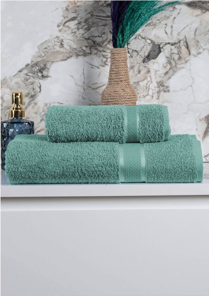 Pamuklu 2 Parça Banyo Duş Hamam Havlu Seti 90 x 150 cm modelleri