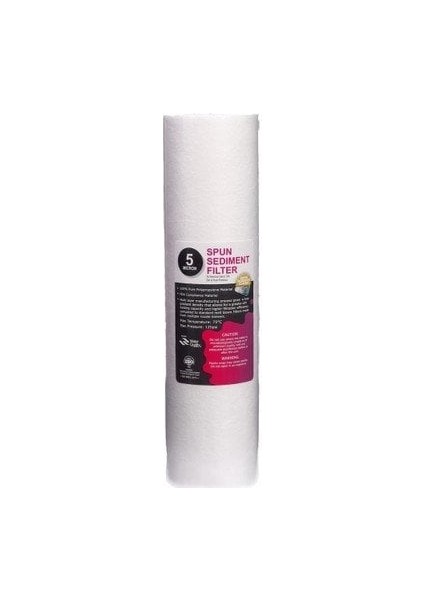 Spun Kartuş - 10'' - 5 Mikron Sediment Filtre Fda - 80000005