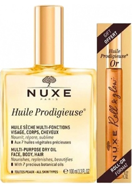 Huile Prodigieuse 100 ml + Roll-On 8 ml