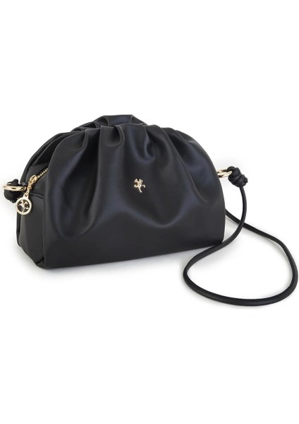Çaça Nas Bag Siyah Omuz Çantası