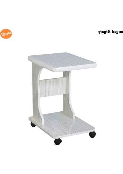 Tekerlekli C Yan Sehpa % 100 Mdf Koltuk Yanı Sehpa fiyatları